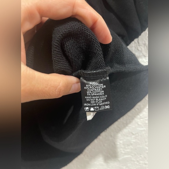 NWT Sequin football patch tee (black) - small - Picture 9 of 10